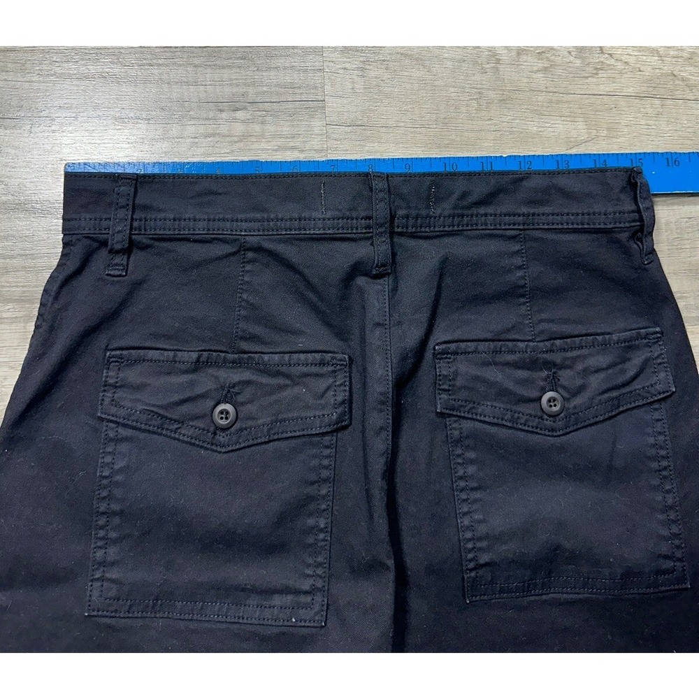 AMO Sybil Military Twill Shorts 4" Black Size‎ 26 MSRP $108 - Picture 6 of 8